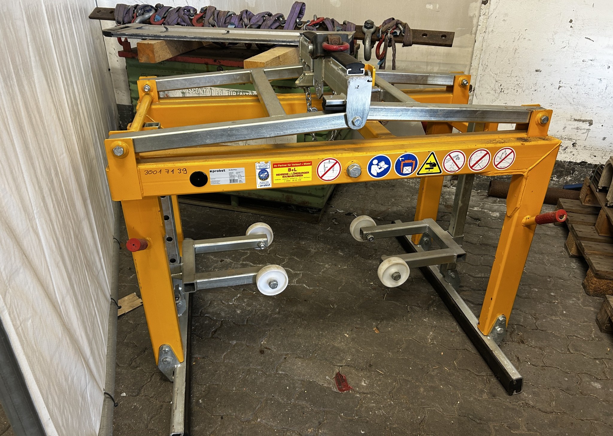 Mechanischer Scherengreifer Probst SG-80-PGL2